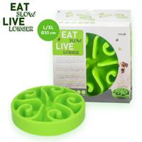 Holland Schaal Rallenta Pasti Eat Slow Live Longer, groen, 30x25x15 cm - thumbnail