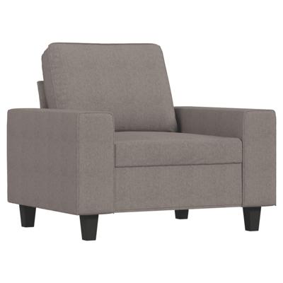 4-delige Loungeset stof taupe