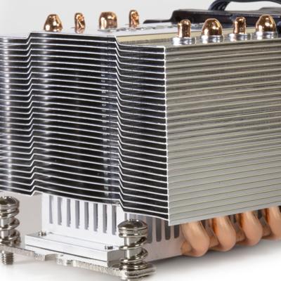Inter-Tech A-24 Processor Koeler 6 cm Aluminium, Zwart