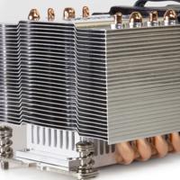 Inter-Tech A-24 Processor Koeler 6 cm Aluminium, Zwart - thumbnail