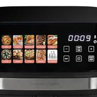 Airfryer - LIVOO x Marmiton - DOC343CO - 8 liter - 1700 W - 30 recepten via QR-code - 100% touchscreen digitaal display - thumbnail