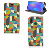Huawei P Smart Plus Hoesje met Magneet Funky Retro - thumbnail
