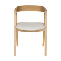 Zuiver Mads eetkamerstoel Natural - thumbnail