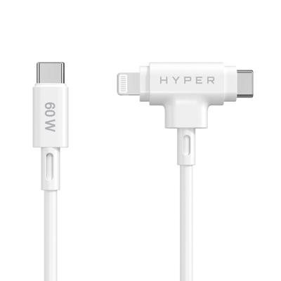 USB-C-kabel Hyper HyperJuice Wit 1,5 m