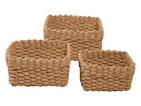 W5 Set van 3 opbergmanden - thumbnail