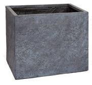 Bloempot Arizona Cube Grafiet 44x44cm - thumbnail