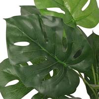 Kunstplant met pot monstera 45 cm groen - thumbnail