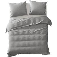 Yellow Yellow Chambray Dekbedovertrek 240x200/220 Dark Grey - thumbnail