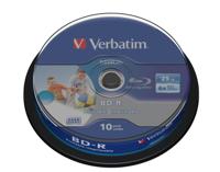 Verbatim 43804 Blu-ray BD-R disc 25 GB 10 stuk(s) Spindel Bedrukbaar - thumbnail