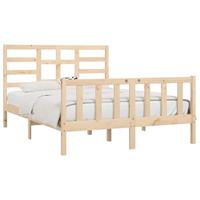 Bedframe zonder matras massief grenenhout 140x200 cm - thumbnail