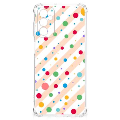 Samsung Galaxy M13 4G | M23 Doorzichtige Silicone Hoesje Dots
