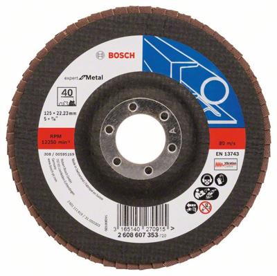 Bosch Accessories 2608607353 Bosch Power Tools Lamellenschijf Diameter 125 mm 1 stuk(s) Bosch Accessories 2608607353 Bosch Power Tools Lamellenschijf Diameter 125 mm 1 stuk(s)