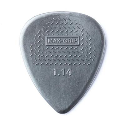 Dunlop 449P114 Max-Grip Nylon Standard Pick 1.14 mm plectrum set 12 stuks