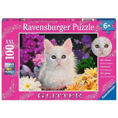 Ravensburger puzzel schitterend katje 100 XXL stukjes Ravensburger puzzel schitterend katje 100 XXL stukjes