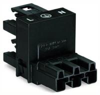 WAGO Net-H-splitter [Netstekker - Netbus, Netbus] Totaal aantal polen: 2 + PE Zwart 1 stuk(s) - thumbnail