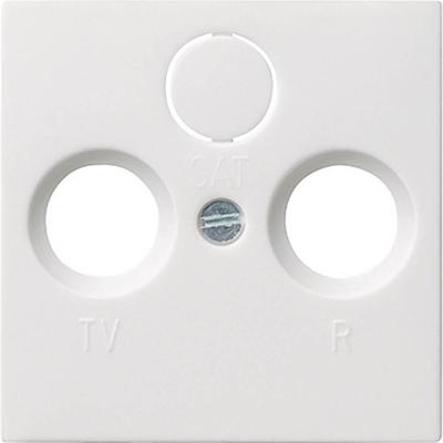 Gira inzetplaat centrale antenne glanzend wit