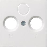 Gira inzetplaat centrale antenne glanzend wit - thumbnail