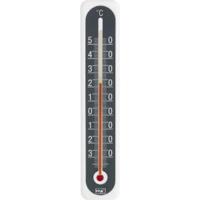 Buitenthermometer kunststof wit/antraciet 20 cm - thumbnail