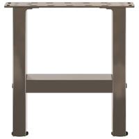 Salontafelpoten naturel staal 2 st 40x(30-31) cm staal - thumbnail