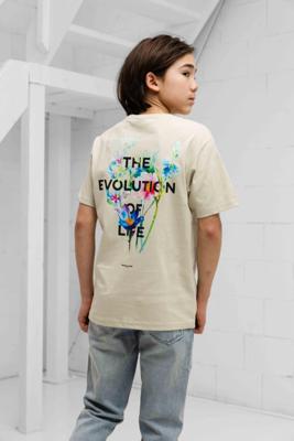 Ballin Amsterdam Natural Flow T-Shirt Kids Sand - Maat 152 - Kleur: Sand | Soccerfanshop
