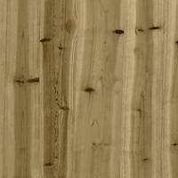 Plantenbak verhoogd hekontwerp 100x50x70 cm gempregneerd hout - thumbnail