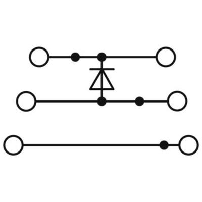 Phoenix Contact 3036043 Klem 3-etages 5.2 mm Spanveer Grijs 50 stuk(s)