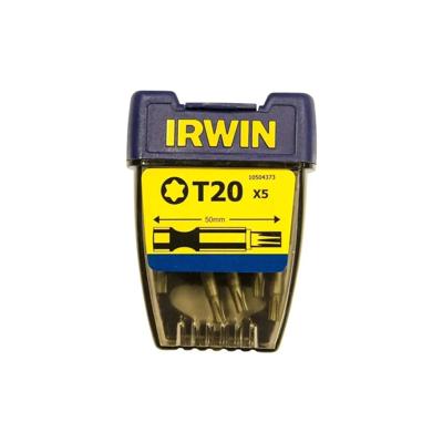 Irwin Torx T20 - 1/4”/50 mm - VE=5 - 10504373 Irwin Torx T20 - 1/4”/50 mm - VE=5 - 10504373