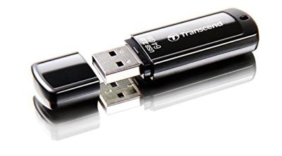 Transcend JetFlash® 350 USB-stick 64 GB Zwart TS64GJF350 USB-A 2.0