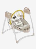 Schommelstoel met speeltjesboog Babyswing van VERTBAUDET bedrukt grijs - thumbnail