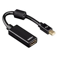Hama Mini displaypoort naar HDMI-adapter IT Presenter Zwart - thumbnail