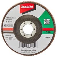 Makita Accessoires Lamellenschuurschijf 125mm C80 - D-28101 - D-28101 - thumbnail