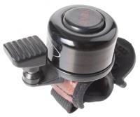 Nuvo fietsbel vinger 33 mm zwart - thumbnail