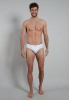 5-pack heren slips wit - 740921 - Wit mannen ondergoed 100% katoen - L - Onderbroek heren heren - Ondergoed heren heren - L - Onderbroek heren - - thumbnail