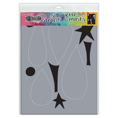 Ranger Ink Ranger • dylusions stencil a ton of trees