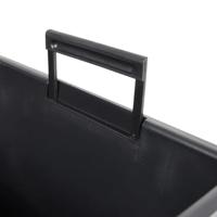 VidaXL Plantenbak met uitneembare bak rattan-look 37/64 l pp wit - thumbnail