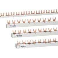Schneider Electric R9XFH357 Faserail vork, 3p, 57 TE, 63 A Phase busbar Grijs-wit (RAL 7035) 63 A 500 V Geleidertype = L 1 stuk(s) - thumbnail