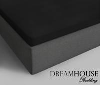 Dreamhouse Katoenen Topper Hoeslaken Zwart 160 x 220 cm - thumbnail