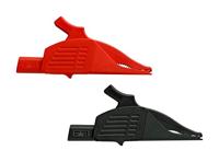 BENNING TA 1 Krokodillenklemmen 4mm Cat III 1000V (RD/ZW) - thumbnail