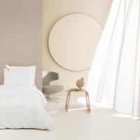 Damai Dekbedovertrek Organic Satijn white 200x200/220 - thumbnail