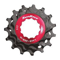 Shimano Sunrace sluitring met kransjes 10v 11/13/15t zwart - thumbnail