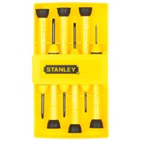 Stanley Cushion Grip precisieschroevendraaierset 6-delig 0-66-052 - thumbnail