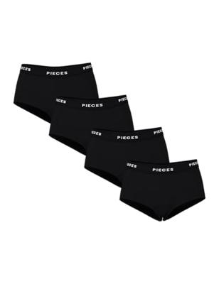 4-Pack Dames shorts - Solid - Katoenen dames onderbroek - Multipack - Voordeelverpakking