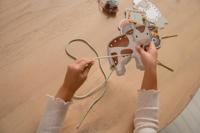 Little Dutch rijgkaarten set little farm - thumbnail