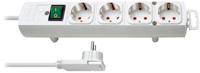 Brennenstuhl comfort line plus stekkerdoos 4-voudig stekkerdoos (wit, 2 meter) - thumbnail