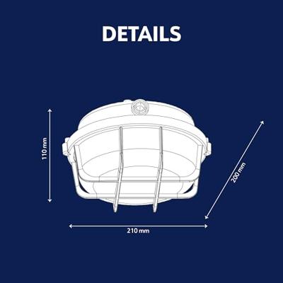 Müller-Licht Rund Lamp voor vochtige ruimte E27 Wit
