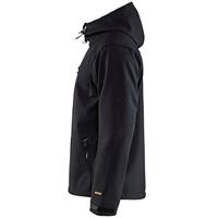 Blåkläder Softshell Jack 4949 | Zwart/Rood | Maat M - 7330509471197 - thumbnail