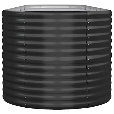 Plantenbak 440x80x68 cm gepoedercoat staal antracietkleurig Plantenbak 440x80x68 cm gepoedercoat staal antracietkleurig