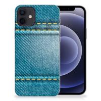 iPhone 12 | 12 Pro (6.1") | Sillicone Back Cover | Jeans - thumbnail