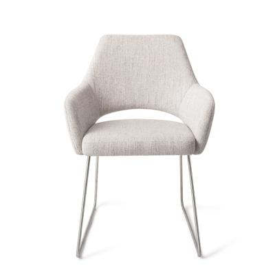 Jesper Home Eetkamerstoel 'Yanai' Slide Steel, kleur Pigeon