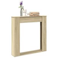 Haardombouw 100x20x100 cm bewerkt hout sonoma eikenkleurig - thumbnail